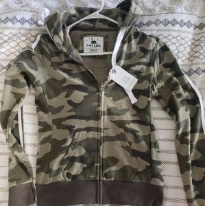 Reflex camo zip hoodie